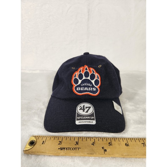 Chicago Bears Stoney Clover Lane x '47 Brand Field Goal Clean Up Navy Blue Hat - Picture 11 of 12